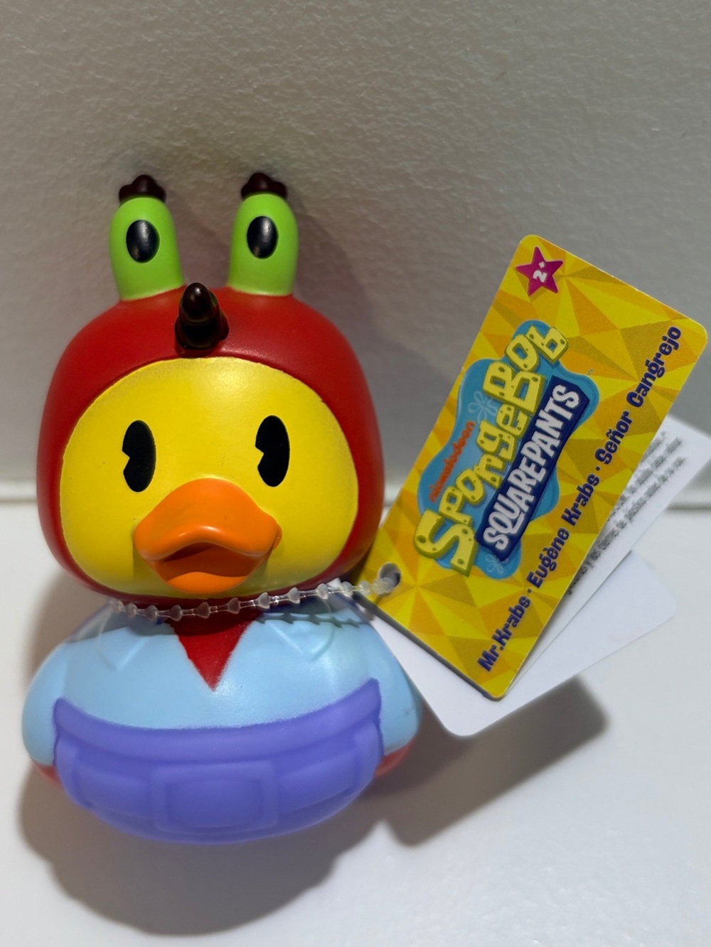 SpongeBob SquarePants Mr. Krabs Rubber Duck NWT